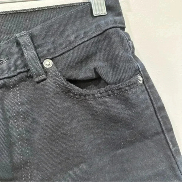 Carmar black frayed distressed denim shorts 25 - Picture 7 of 11